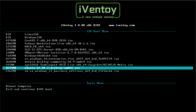 iVentoy v1.0.30 (系统镜像分发工具) 中文绿色版