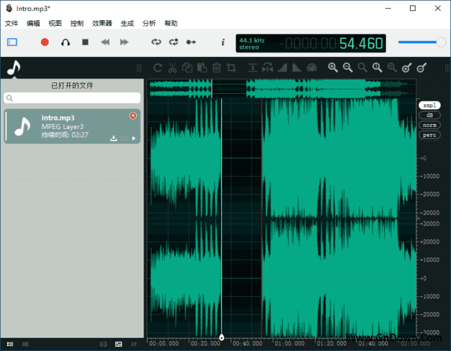 ocenaudio v3.19.1 (录音和音频编辑软件) 多语便携版